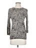 Dana Buchman Animal Print Silver Pullover Sweater Size S - photo 1