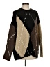 Zara Chevron-herringbone Brown Pullover Sweater Size S - photo 1