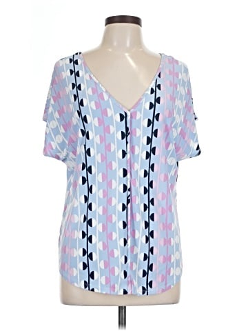 Bar III Short Sleeve Blouse (view 1)