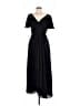 Unbranded 100% Polyester Black Cocktail Dress Size 12 - photo 1