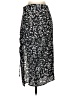 Shein 100% Polyester Print Black Casual Skirt Size 4 - photo 1