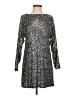 Steve Madden Metallic Silver Cocktail Dress Size 2 - photo 1