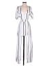 Crystal Doll Stripes White Jumpsuit Size 9 - photo 1
