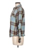 Maurices Plaid Teal Long Sleeve Button-Down Shirt Size M - photo 5