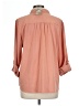 Chico's Tan 3/4 Sleeve Button-Down Shirt Size Lg (2) - photo 2
