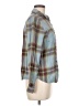Maurices Plaid Teal Long Sleeve Button-Down Shirt Size M - photo 4