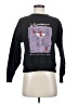 Maeve Graphic Black Sweatshirt Size XXS - photo 1