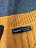 Shein 100% Polyester Solid Orange Pullover Sweater Size L - photo 7