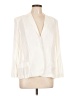 Chico's 100% Rayon Ivory 3/4 Sleeve Blouse Size Lg Petite - photo 1