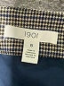 1901 Houndstooth Gray Formal Skirt Size 8 - photo 4
