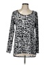 Lularoe Black Silver Long Sleeve Top Size L - photo 1