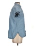 J.Crew Blue Short Sleeve Button-Down Shirt Size 2 - photo 4