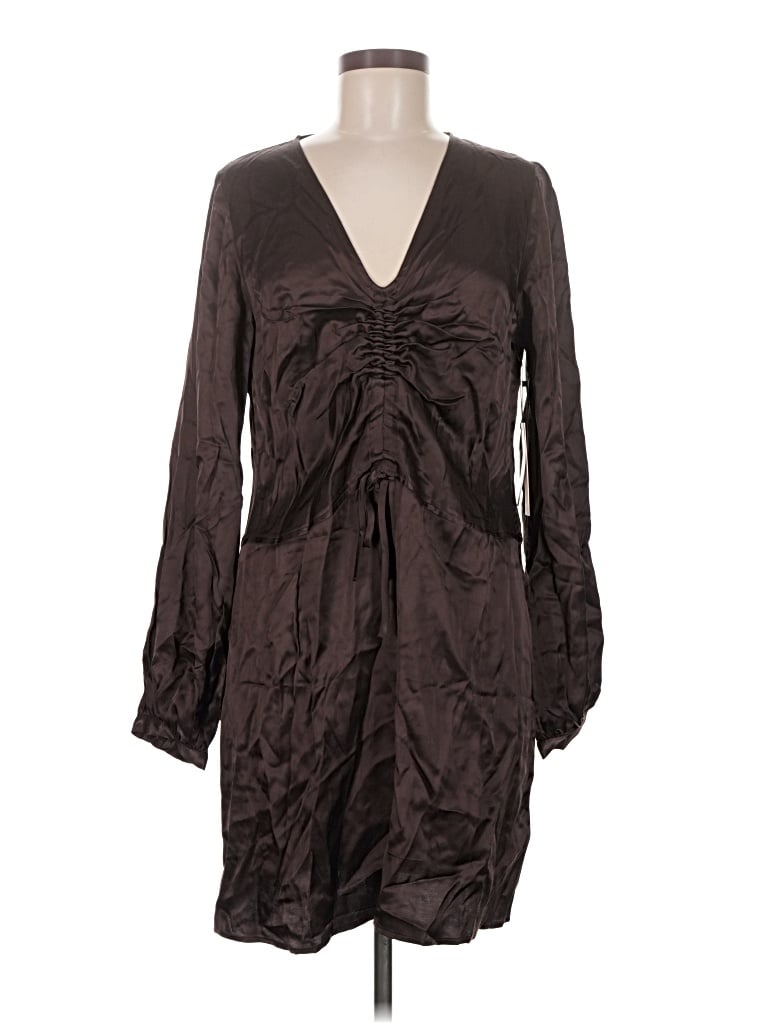 Pre-owned Nation Ltd Casual Dress In Brown