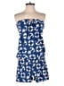 Macbeth Collection by Margaret Josephs Hearts Blue Romper Size S - photo 1