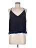 The Impeccable Pig 100% Polyester Blue Sleeveless Top Size M - photo 1