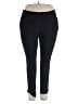 Indigo Rose Solid Black Active Pants Size 2X - photo 1