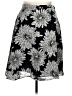 Unbranded Floral Black Casual Skirt Size 14 - photo 1