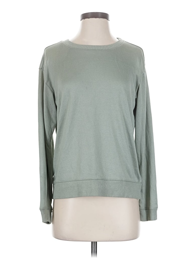 Pre-owned Honeydew Pullover Sweater In Green