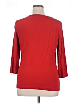 Lauren by Ralph Lauren 3/4 Sleeve T-Shirt (view 2)
