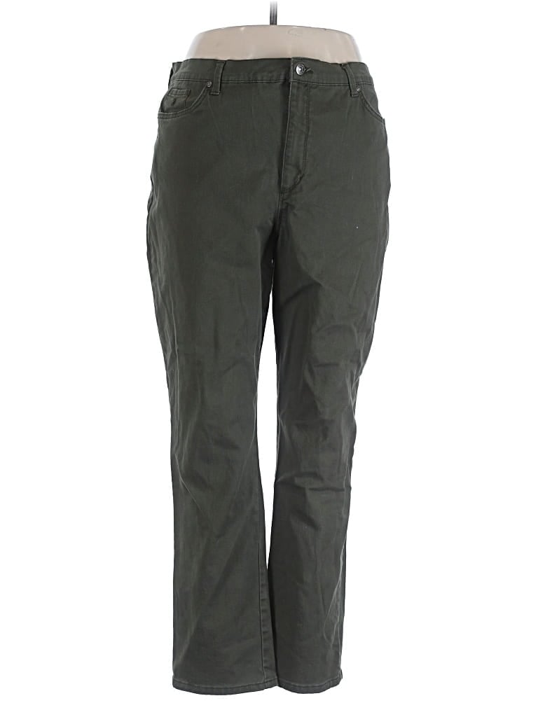 Pre-owned Gloria Vanderbilt Cargo Pants In Green
