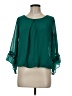 Bongo 100% Polyester Green 3/4 Sleeve T-Shirt Size M - photo 1