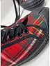 Comme des Garçons Plaid Red Sneakers Size EU 38 - photo 8