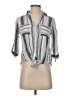 Fortune + Ivy 100% Rayon Gray 3/4 Sleeve Blouse Size XS - photo 1
