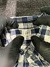 Baby Gap 100% Cotton Checkered-gingham Blue Long Sleeve Button-Down Shirt Size 4T - photo 3