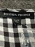 Boston Proper Checkered-gingham Black Casual Dress Size 16 - photo 7