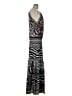 Hale Bob 100% Polyester Graphic Gray Casual Dress Size L - photo 4