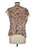 Sunny Leigh 100% Polyester Purple Short Sleeve Blouse Size M - photo 2