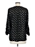 Collective Concepts 100% Polyester Black 3/4 Sleeve Blouse Size M - photo 2