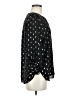 Collective Concepts 100% Polyester Black 3/4 Sleeve Blouse Size M - photo 4