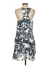 Parker 100% Polyester Print Blue Cocktail Dress Size S - photo 2