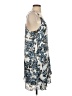 Parker 100% Polyester Print Blue Cocktail Dress Size S - photo 4