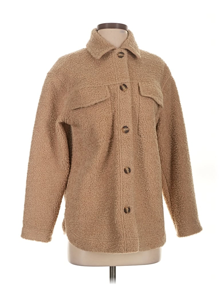 Pre-owned Banana Republic Factory Store Cardigan Sweater In Tan