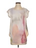 By Anthropologie Tie-dye Ivory Short Sleeve Blouse Size XS - photo 1