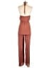 12th Tribe 100% Rayon Solid Brown Jumpsuit Size S - photo 2