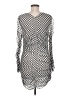 Baum Und Pferdgarten Houndstooth Silver Casual Dress Size M - photo 2