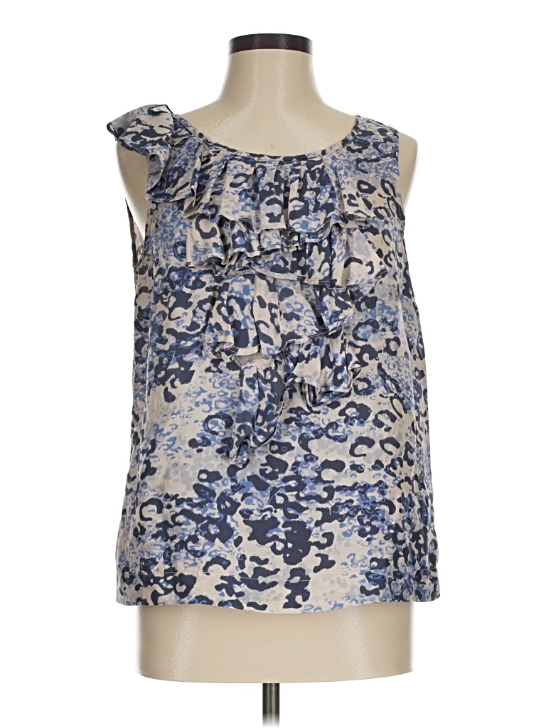 Pre-owned Cabi Sleeveless Blouse In Blue