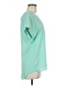 Candie's 100% Polyester Teal Short Sleeve Blouse Size M - photo 4