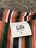 CAbi Stripes Brown Long Sleeve Blouse Size L - photo 7