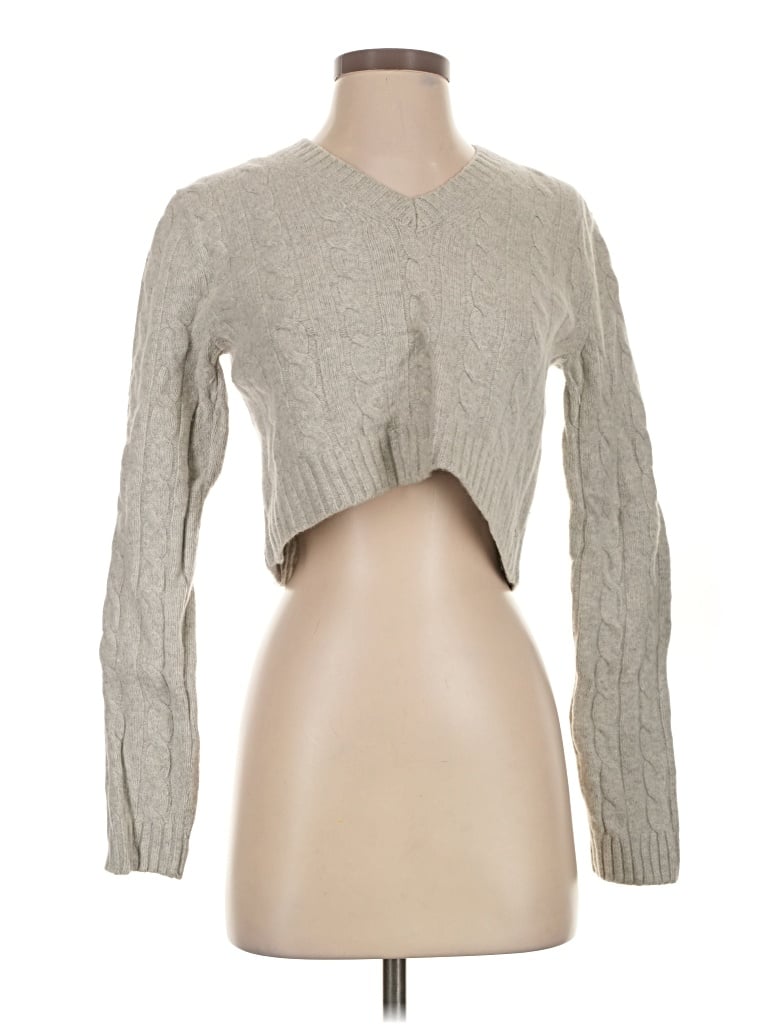 Pre-owned Sunday Best Cardigan Sweater In Gray