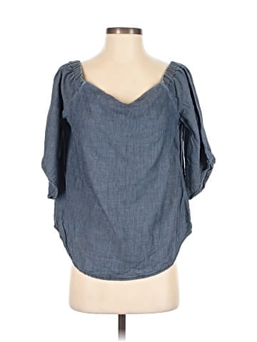 Black Label by Chico's 3/4 Sleeve Blouse (view 1)