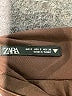 Zara 100% Polyester Brown Casual Dress Size S - photo 7
