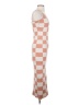 Unbranded Checkered-gingham Tan Casual Dress Size S - photo 4