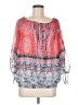 Colleen Lopez 100% Polyester Pink Red 3/4 Sleeve Blouse Size M - photo 1