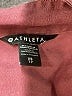 Athleta 100% Linen Burgundy Long Sleeve Blouse Size XS - photo 7