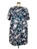 Gabby Skye Print Blue Casual Dress Size 22 - photo 1