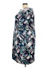 Gabby Skye Print Blue Casual Dress Size 22 - photo 5
